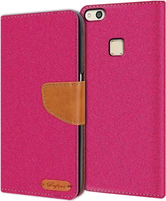 Produktbild von Handy Hülle Huawei P10 Lite Tasche Wallet Flip Case Schutz Hülle Stoff Cover