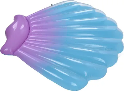 Image de Lit flottant gonflable en PVC en forme de coquille Accessoire portable pour l'intérieur et l'extérieur