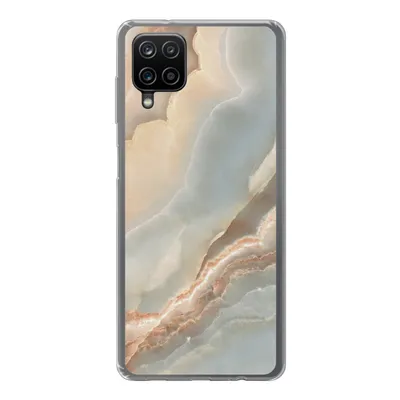 Produktbild von MuchoWow® Handyhülle Schutzhülle Hülle für Samsung Galaxy A12 Luxus - Mineralien - Natursteine Silikon Softcase Handy Hülle - Bild