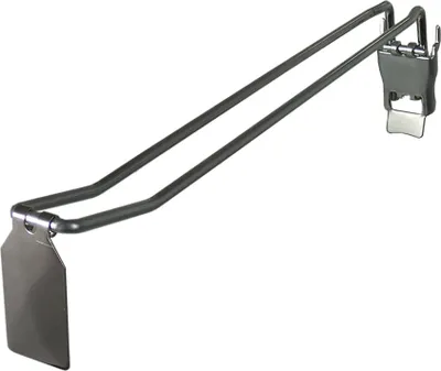 Produktbild von Doppelhaken mit Klappverschluß + Metallfahne 100mm 50 Stück