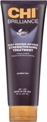 Produktbild von CHI Deep Brilliance Olive & Monoi Strengthening Treatment kräftigende Maske für schwaches Haar 237 ml