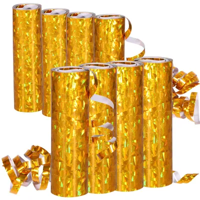 Lufschlangen gold metallic Glitzer 144 Bänder Partydekoration