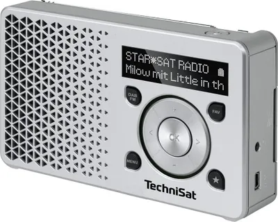 Obrázek produktu pro TechniSat DigitRadio 1, Cestovní, Digitální, DAB+, FM, 87,5 - 108 MHz, 174 - 240 MHz, Automatické vyhledávání