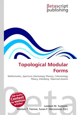 Produktbild von Topological Modular Forms
