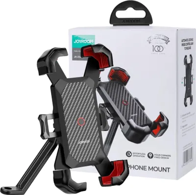 Image de Support téléphone moto Joyroom noir (Jr-Zs288-M)