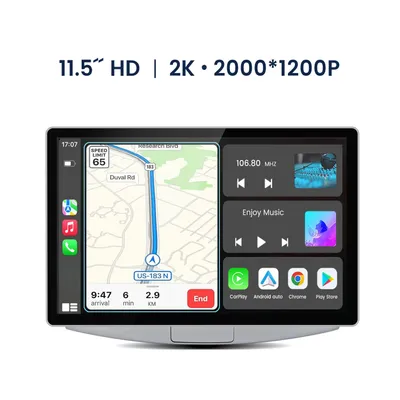 Obrázek produktu pro Hexinex 11,5palcový navigační systém Android 15 s 6 GB + 128 GB, Wi-Fi, bezdrátovým CarPlay, pro VW Passat B7 (2010–2015)