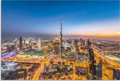 Produktbild von ARTland Wandbild Alu für Innen & Outdoor Dubai IV Größe: 120x80 cm