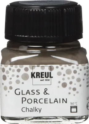 Image de KREUL Peinture pour verre et porcelaine Chalky Volcanic Gray 20 ml en pot