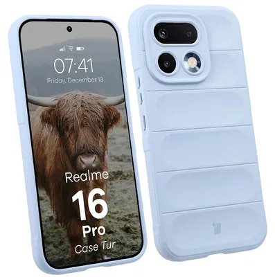 Produktbild von Robuste Handyhülle für Realme 16 Pro 5G, Bizon Case Tur, Hellblau