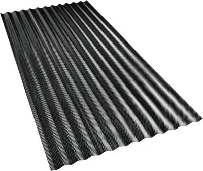 Produktbild von Gutta Guttanit+ Wellplatte 76/18 schwarz 2000 mm x 900 mm x 2,25 mm