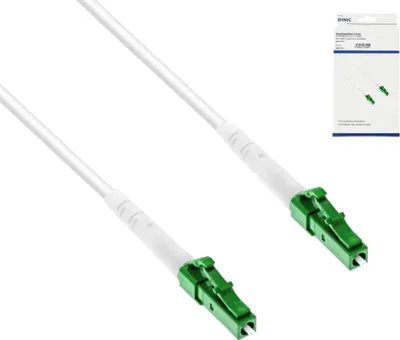 Produktbild von DINIC Anschlusskabel für Glasfaser-Router, Simplex, OS2, LC/APC 8° auf LC/APC 8°