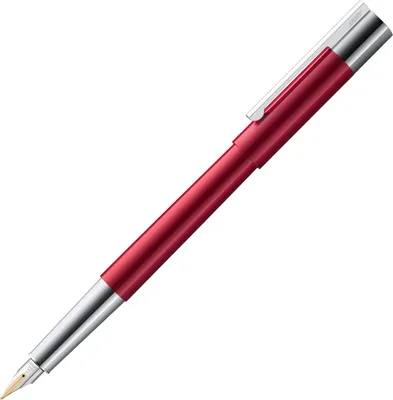 Produktbild von LAMY Füllfederhalter scala Premium Füller aus Edelstahl mit hochwertiger 14 kt. Goldfeder M