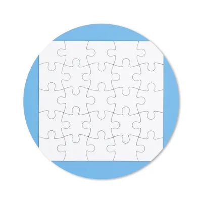 Produktbild von MuchoWow® Mauspad Mousepad Weißes Rätsel 30x30 cm - Mousepads - Maus Mat - Pad - Mausunterlage - Tischunterlage - Schreibtischmatten