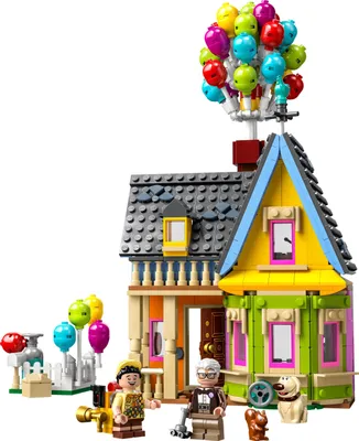 Produktbild von LEGO | Disney and Pixar Carls Haus aus „Oben“, baubares Spielzeug mit Luftballons, Carl, Russell und Dug-Figuren, ikonische Geschenkidee für Mädchen und Jungen 43217