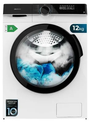 Image de Cecotec Lave-linge à chargement frontal de 12 kg Bolero DressCode 121000 A. 2000 W, 1400 tr/min Réglables au maximum