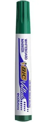 Obrázok produktu pre BIC Whiteboard Velleda ECOlutions 1701, 12 kusov, Zelená, Polyvinylchlorid (PVC), 1,5 mm