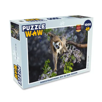 Obrázek produktu pro MuchoWow MuchoWow® Puzzle 1000 ks Zvířata - Afrika - Lemur kroužkovaný