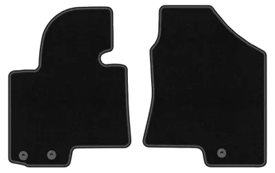 Obrázok produktu pre Predné velúrové koberce pre: Hyundai Tucson II 2009-2015 (SUV) – 2 ks, čierne, na mieru – Wielganizator BASIC