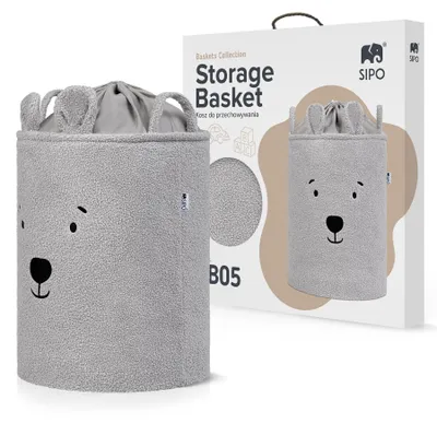 Image de Panier de rangement XL sur le thème des animaux, pour les jouets
