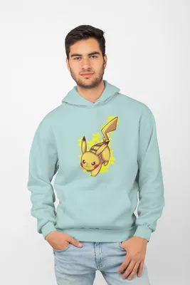 Produktbild von D&B Uni Hoodie MO00042 Pokemon MintGrün-Größe XL