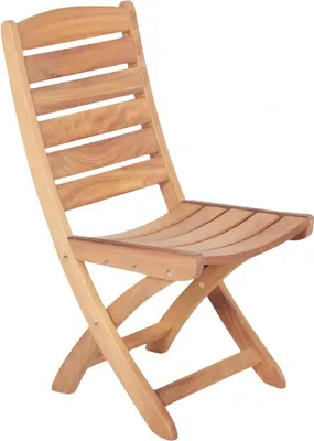 Produktbild von Outdoor Sessel  Stuhl Garten  Sessel Relax Balkon Stühle Naturholzstuhl Möbel