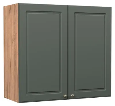 Produktbild von Hängeschrank Vicco Fame-Line Grün-Gold Landhaus/Goldkraft Eiche 80 cm, Model 62824