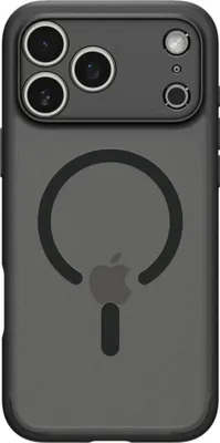 Produktbild von Spigen Ultra Hybrid Hülle für iPhone 17 Pro Max, stoßfestes, transparentes Case mit schwarzem Rahmen, schlankes Design