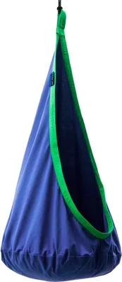 Produktbild von Potenza Milo Cocoon Hängehöhle für Kinder Hängesessel Kindersitz Kindershaukel mit Kissen 100% Baumwolle max  70kg Hängeschaukel