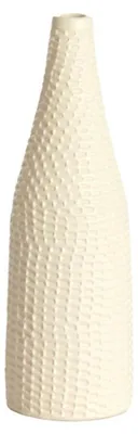 Produktbild von Light & Living - Vase YASSO - Weiß - 9.5x9.5x30 cm