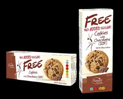 CIASTECZKA BOGUTTI Z CZEKOLADĄ BEZ DODATKU CUKRU 135G