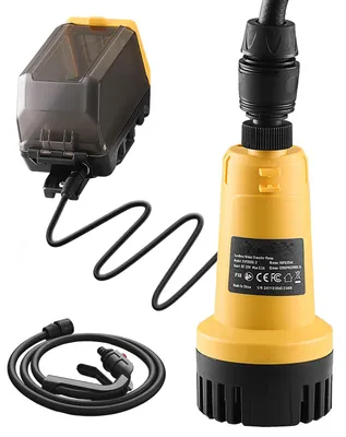 Immagine prodotto di SucceBuy pompa sommersa a batteria da, 528 GPH. Portatile con tubo G3/4". Compatibile con la batteria Dewalt 20V MAX (batteria non inclusa). Per piscina, giardino e laghetto.