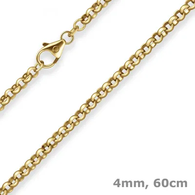 4mm-Erbskette-aus-585-Gelbgold-60cm