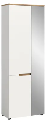Productafbeelding van xonox.home Garderobekast Canu, wit / wit, 65 x 190 x 37 cm