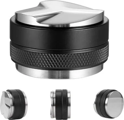 Zdjęcie produktu dla Ubijak do kawy z nierdzewnej stali, 58 mm, podwójny