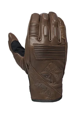 Immagine prodotto di WCC West Coast Choppers guanto in pelle da moto BFU Tobacco Brown-S