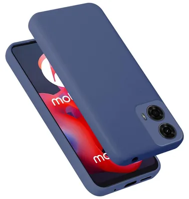 Produktbild von Cadorabo Hülle für Motorola Moto G24 Hülle Silikon Handyhülle Case aus flüssigem Silikon, Kratzfeste und stoßfeste Schutzhülle für Motorola Moto G24
