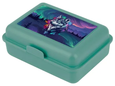 Zdjęcie produktu dla Pudełko na jedzenie dla dziewczynek, do szkoły, lunchbox, pojemnik na kanapki - Polarlicht
