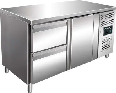 Produktbild von Saro KYLJA 2110 TN, Chefkoch-Basis, Freistehend, Edelstahl, Edelstahl, 1 Tür(en), 2 Schublade(n)