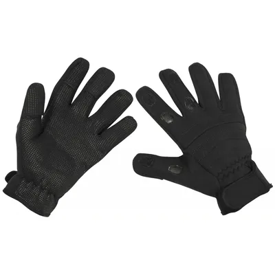Produktbild von Fingerhandschuhe, "Combat", Neopren, schwarz M