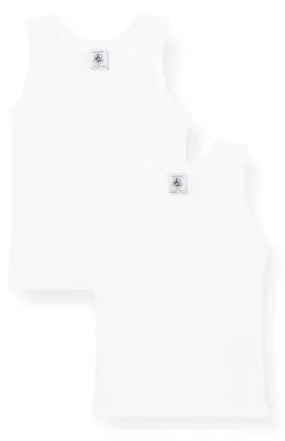 Productafbeelding van Petit Bateau A0BN1, mouwloze tanktops voor jongens, maat 1-2 jaar
