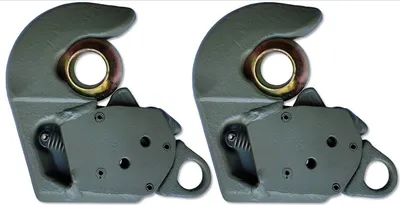 Produktbild von 2er Set Unterlenker Fanghaken Schnellkuppler Kat.2s bis 66 KW / 90 PS mit Kugel