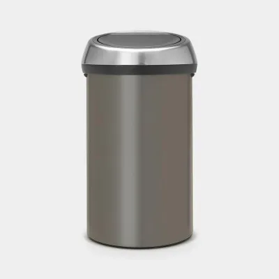 Zdjęcie produktu dla Brabantia 402463, 60 l, Okrągły, Metal, Plastik, Srebrny, Ręczny, Metal