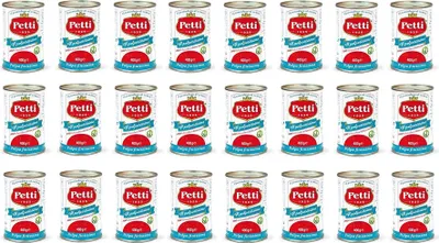 Produktbild von 24x Petti polpa di Pomodoro Tomatenpulpe Tomaten sauce 100% Italienisch 400g