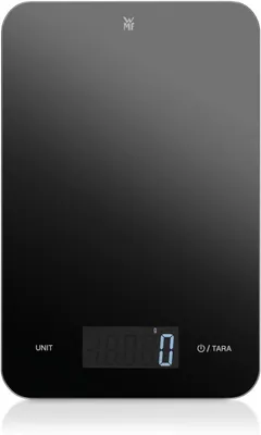 Produktbild von Digitale Küchenwaage 5kg mit Sicherheitsglas Tara Funktion LCD Display Grammgenau Backwaage Haushaltswaage für Kochen Backen Schwarz