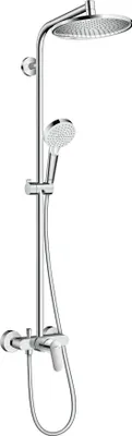 Immagine prodotto di Sistema doccia hansgrohe Crometta S 240 con soffione a pioggia e doccetta, cromato, 1 pezzo.