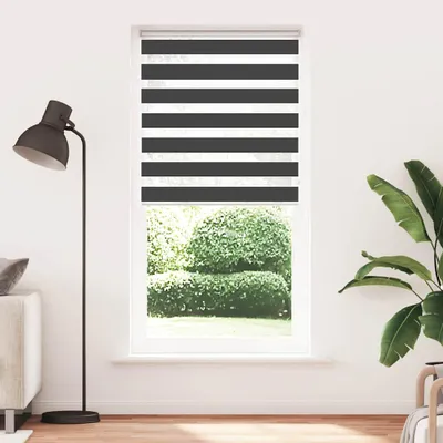 Obrázok produktu pre vidaXL Dvojitá roleta Čierna 100x200 cm Šírka látky 95,9 cm Polyester