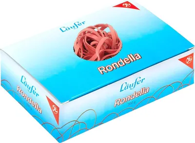 Produktbild von Alco Gummiband Naturkautschuk 4x130mm rot 500g
