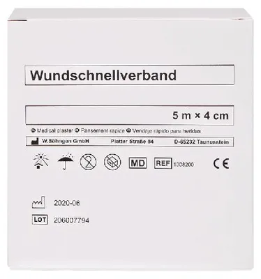 Produktbild von Pflaster-Schnellverband 5m x 4 cm | Packung (1 Stück)