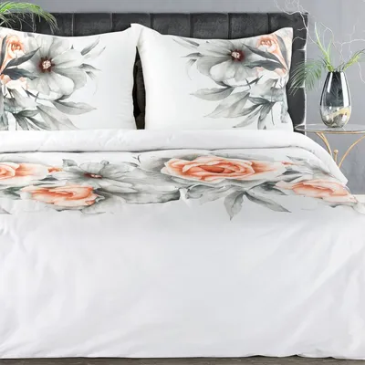Produktbild von Eurofirany Bettwäschegarnitur Bettwäsche Satin  DIVA 23 220x200 cm 3 TLG SET: mit 2 Kissenbezüge 70x80 cm