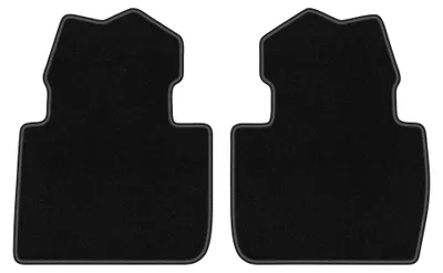 Image de Tapis arrière en moquette pour Honda ZR-V 2023- (crossover) – 2 pièces, noirs, sur mesure – Wielganizator LUX